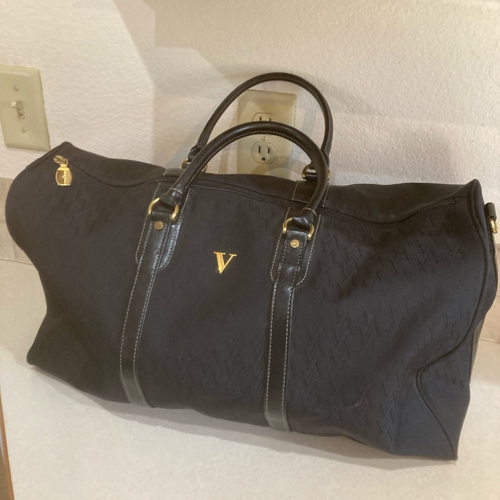 Mario Valentino Black Travel Bag
